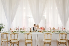 You can divide the Ballroom in any way to fit your wedding's needs.